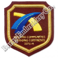 Bullion Blazer Hands Embroidery Badges